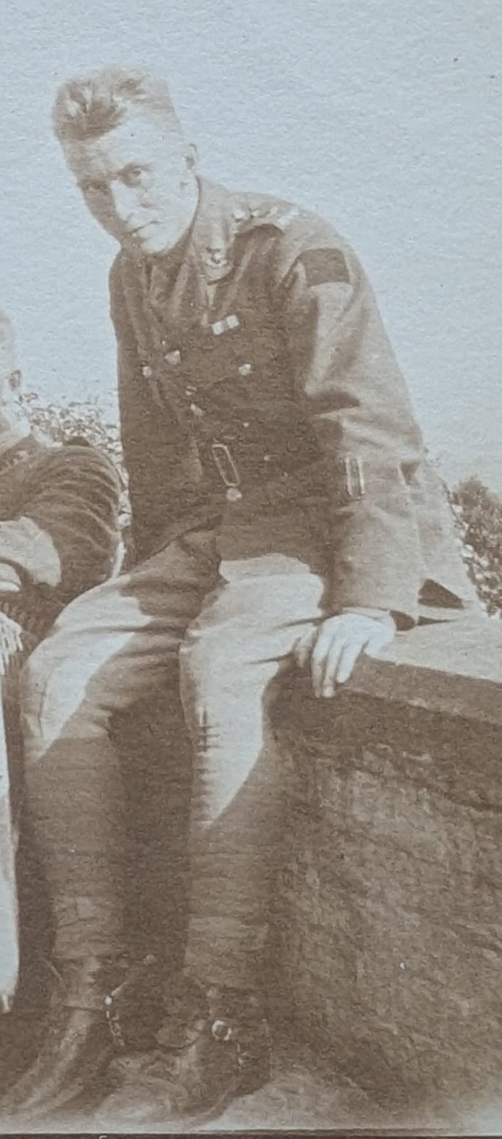 Andrew Murray Robertson in uniform, 1917