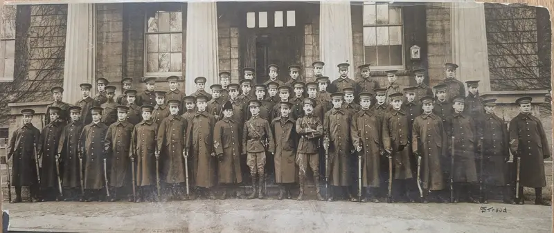 The first contingent of the McGill C.O.T.C., “The Originals,” November 1912