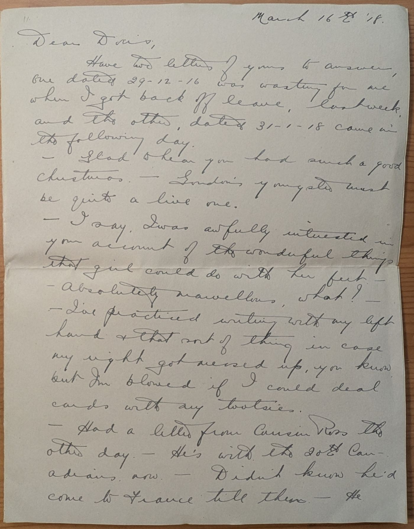Letter scan