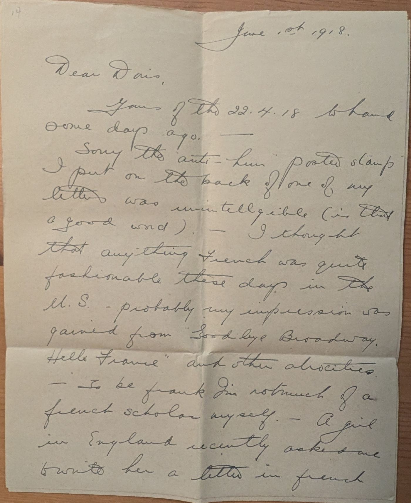 Letter scan