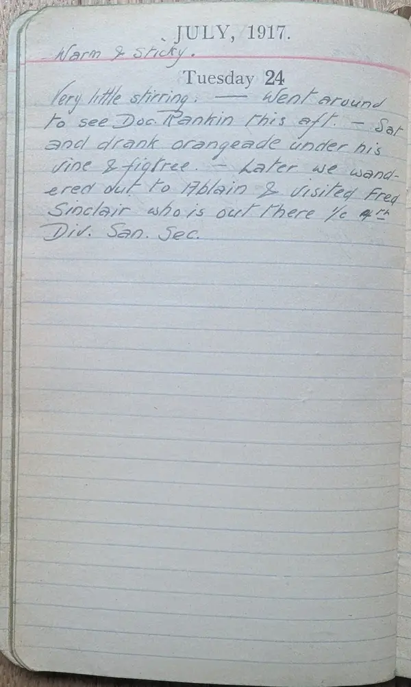 Diary scan, July 24, 1917 (Tuesday)