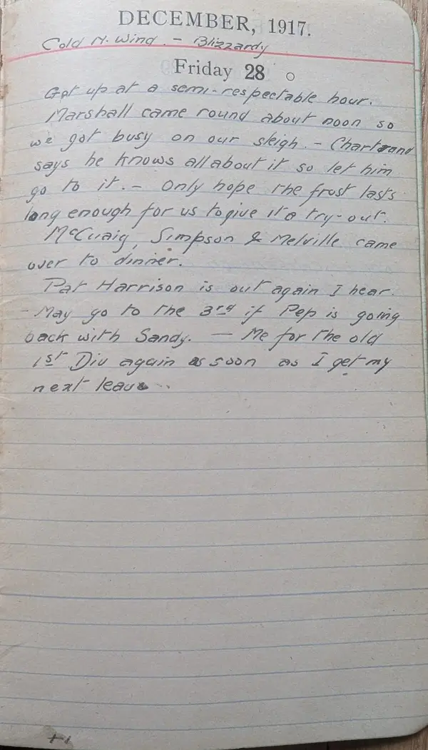 Diary scan, December 28, 1917 (Friday)