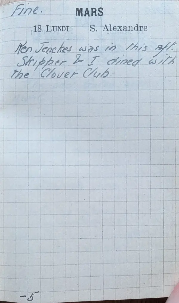 Diary scan, March 18, 1918 (Monday)