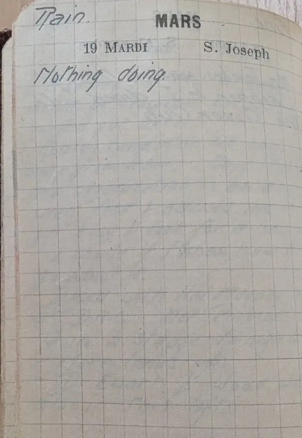 Diary scan, March 19, 1918 (Tuesday)