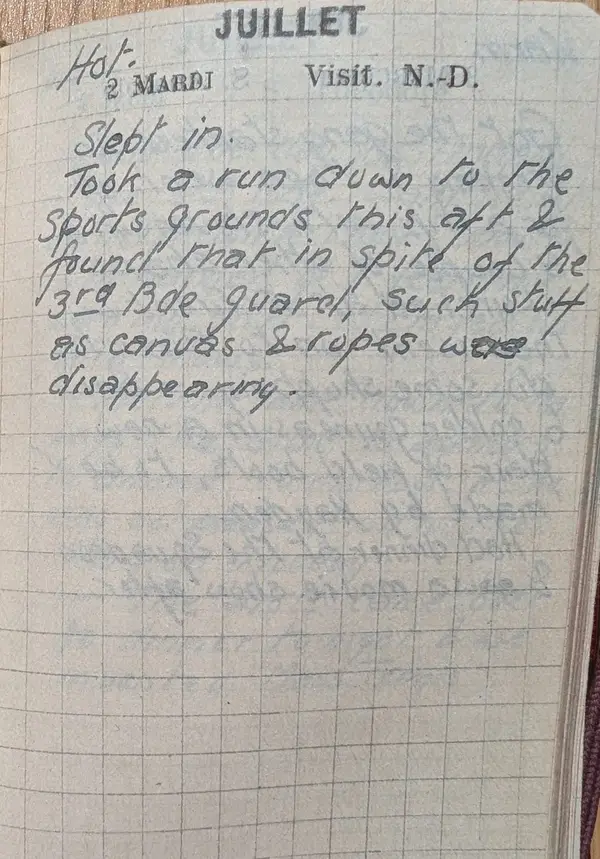 Diary scan, July 2, 1918 (Tuesday)