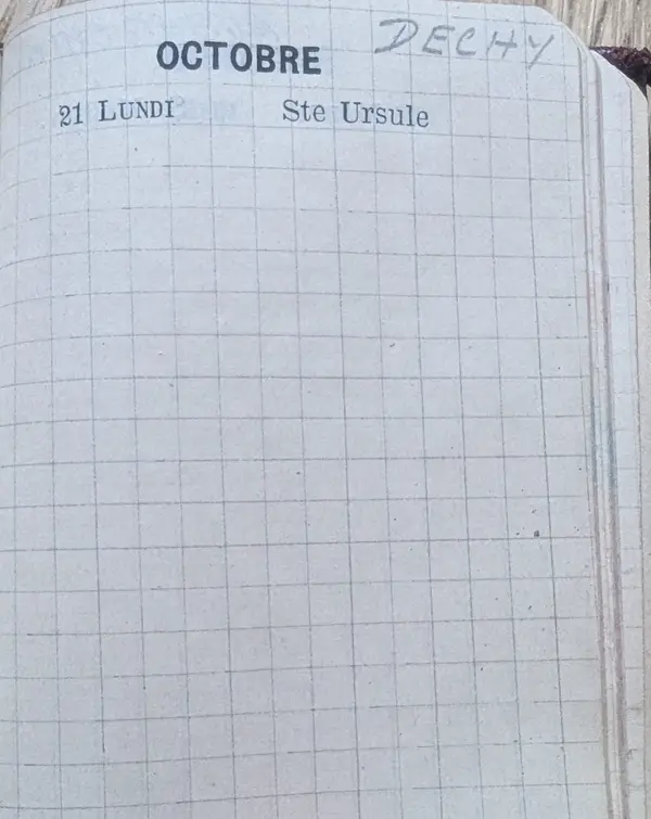 Diary scan, October 21, 1918 (Monday)